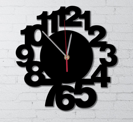 Wall clock "NUMBERS"
