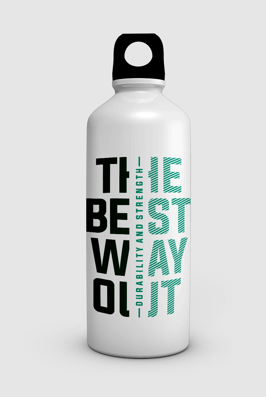 "BEST WAY OUT" water bottle