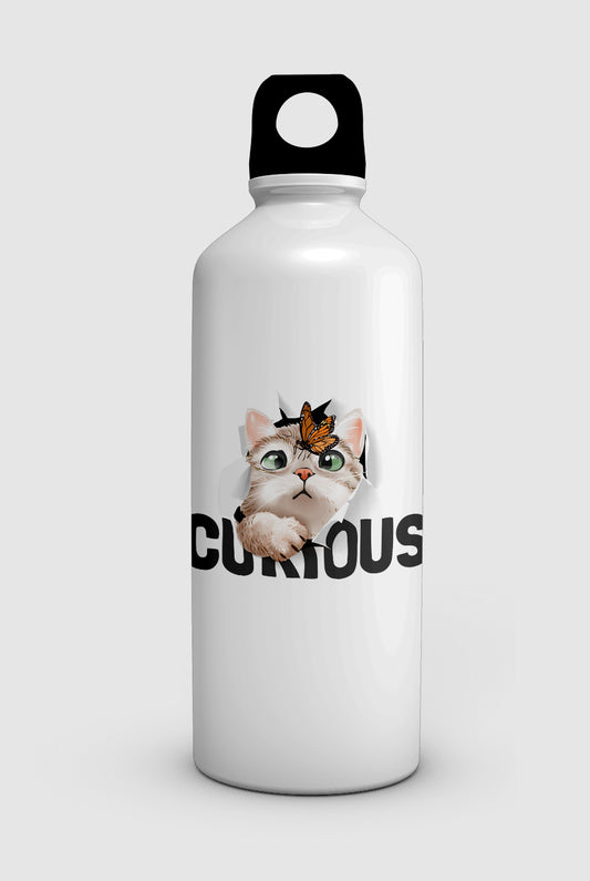 "CURIOUS CAT" water bottle
