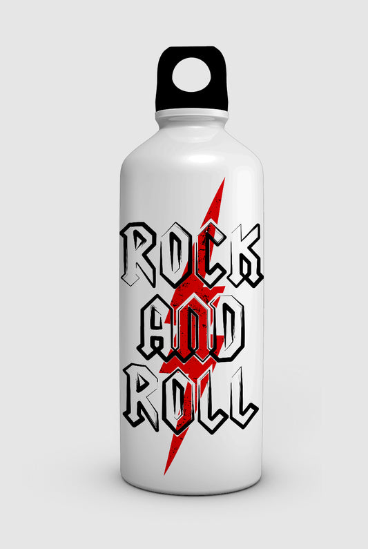 "ROCK AND ROLL" water bottle