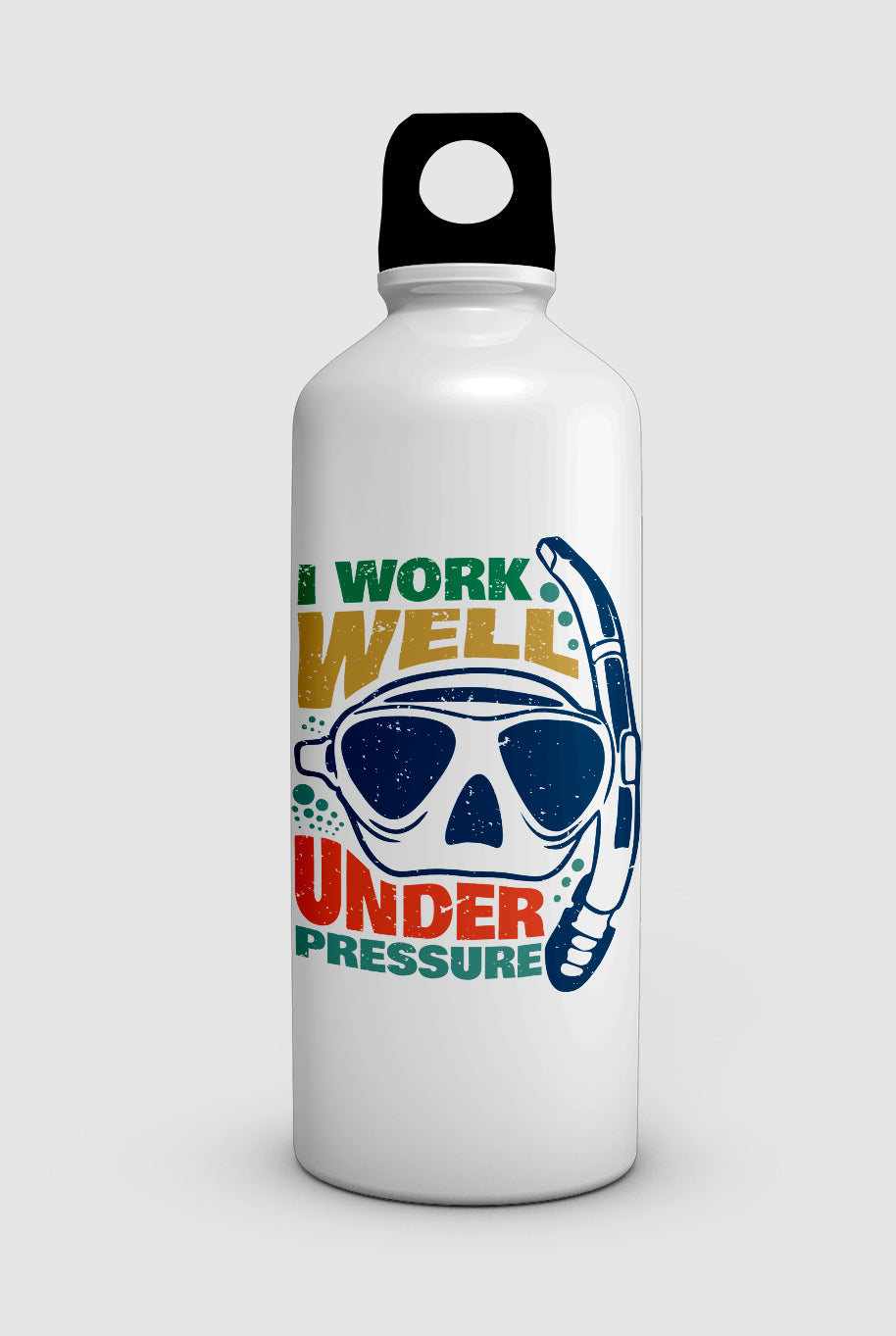 "UNDER PRESSURE" water bottle
