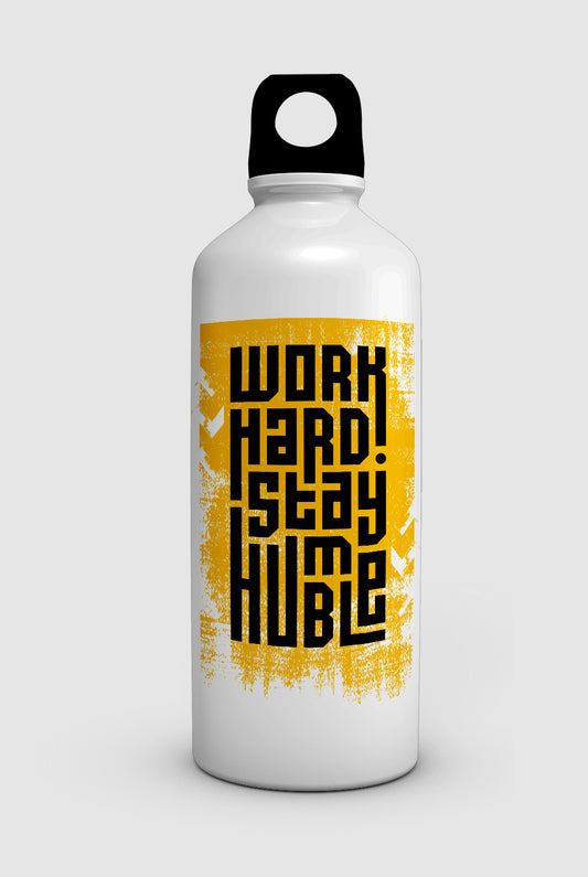 "WORK HARD STAY HUMBLE" water bottle