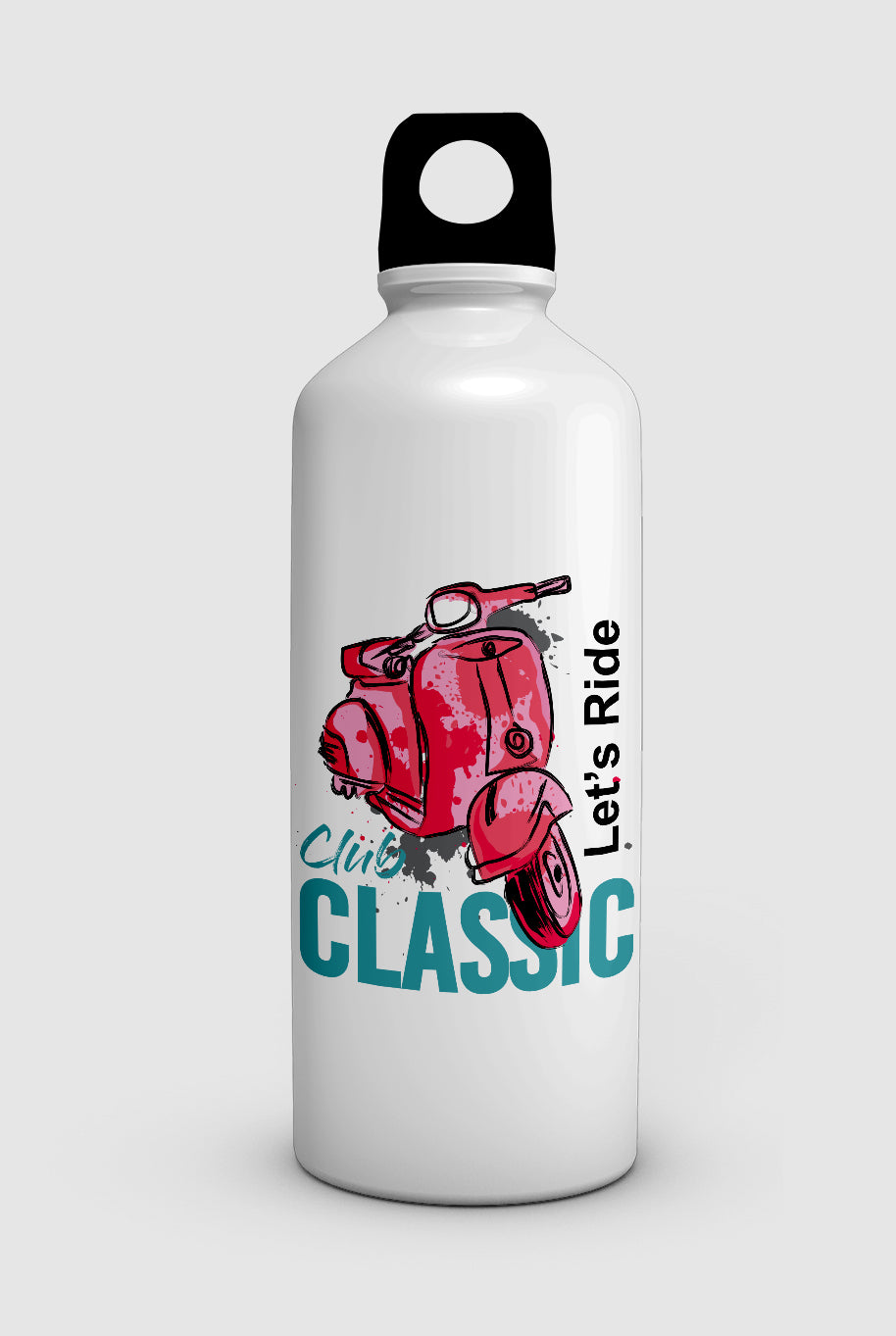 "CLUB CLASSIC LET'S RIDE" water bottle