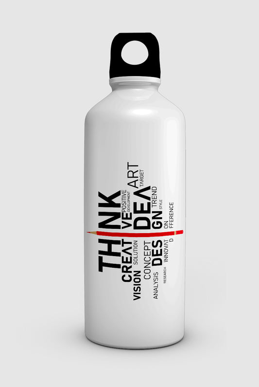 "THINK CREATIVE" water bottle