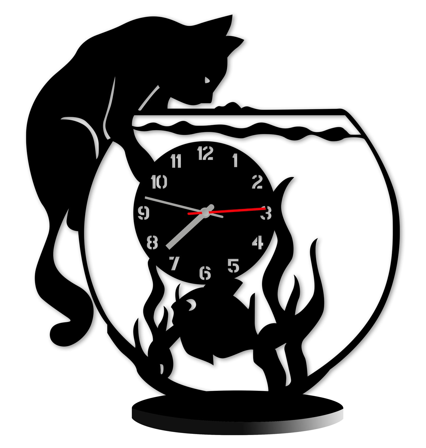 Orologio da mensola "CAT ACQUARIO"