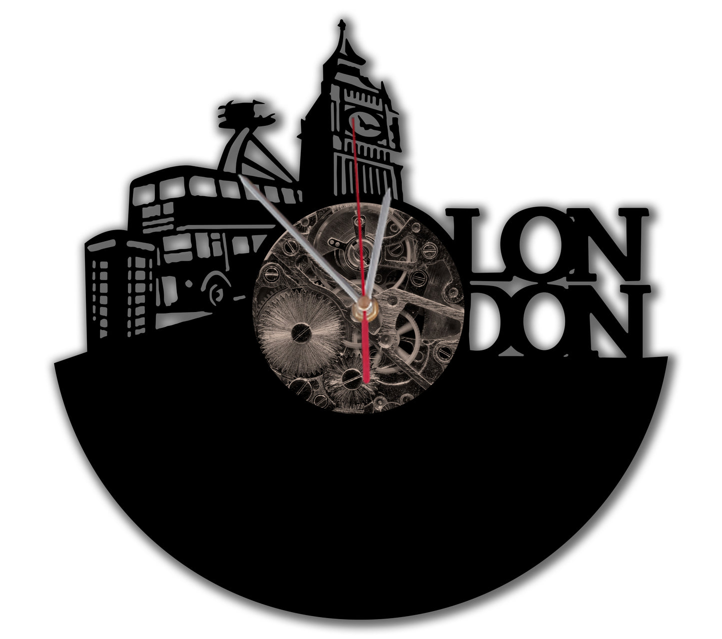"LONDON" clock