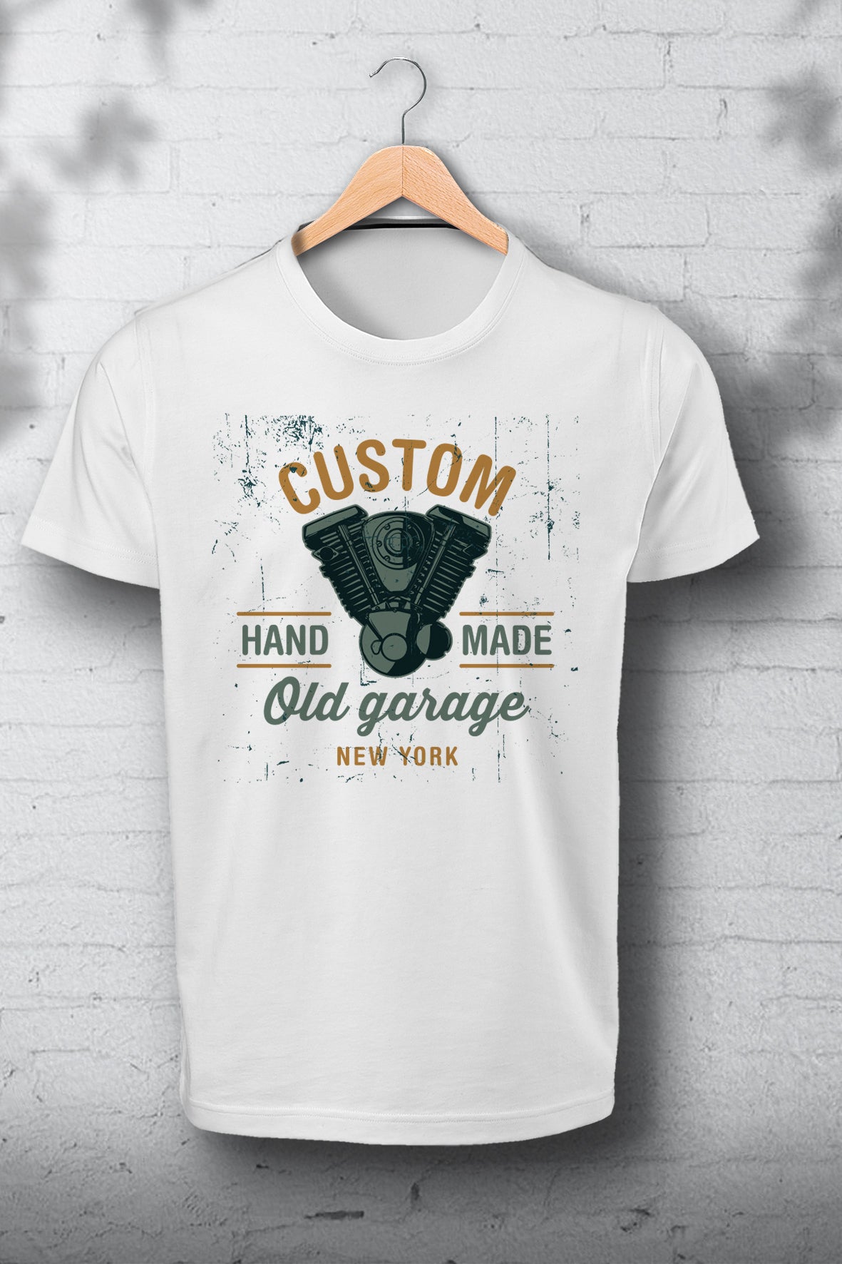 T-shirt "CUSTOM OLD GARAGE"