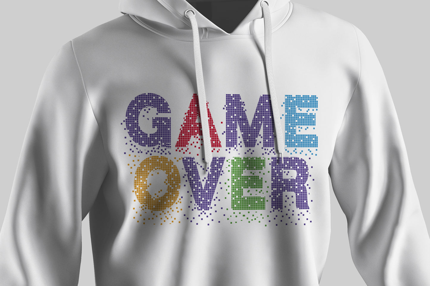 "GAME OVER" Hooded Sweatshirt