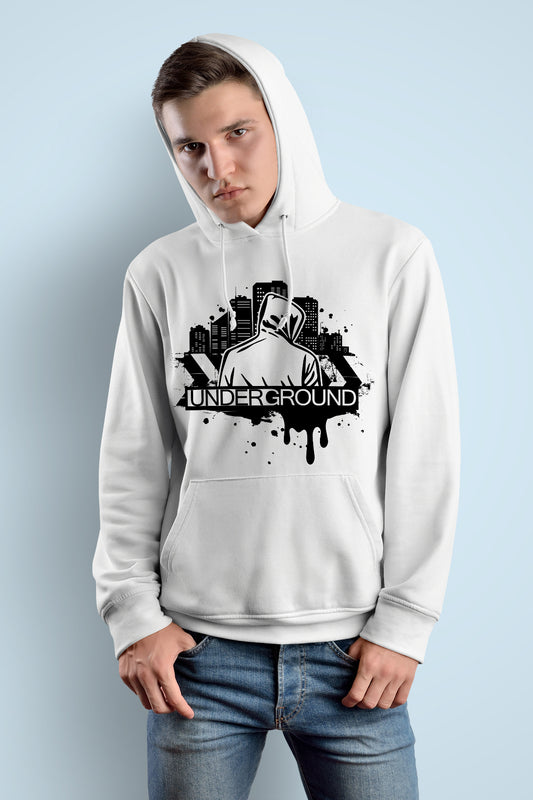 "UNDERGROUND" Hooded Sweatshirt